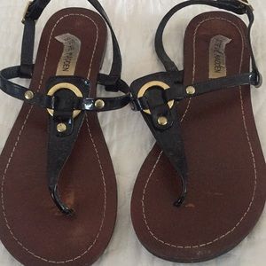 Steve Madden Black Sandals